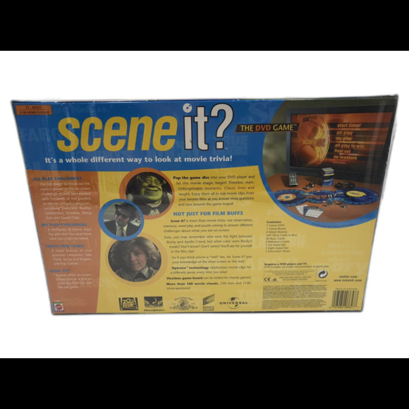 Scene It ? The DVD Board Game Movie Trivia Game & Sequel Pack New - Picture 4 of 7